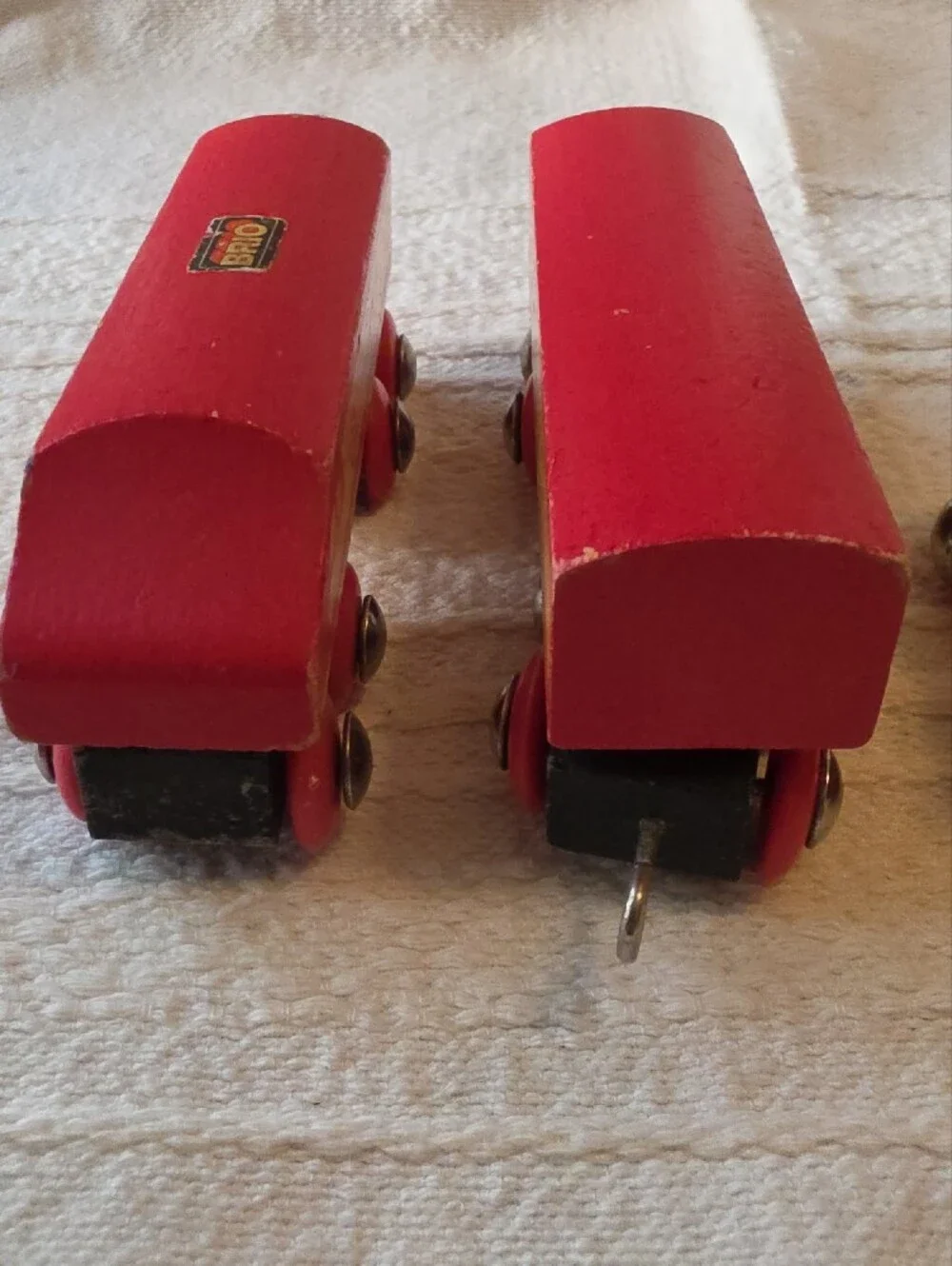 Vintage BRIO Wooden Train Lot 4 Pc